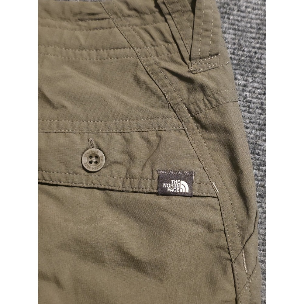 The North Face Womens Green Nylon Hiking Pants Size 4 Outdoor Camping - Picture 3 of 5